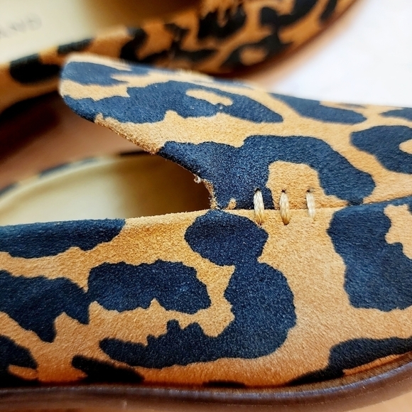 Lucky Brand Margrete Almond Toe Slip On Flats Leopard Animal Print Women's 7M - Picture 9 of 16